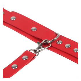 SUBBLIME - 953706 ESPOSAS CON CINTURÓN BONDAGE ROJO TALLA ÚNICA